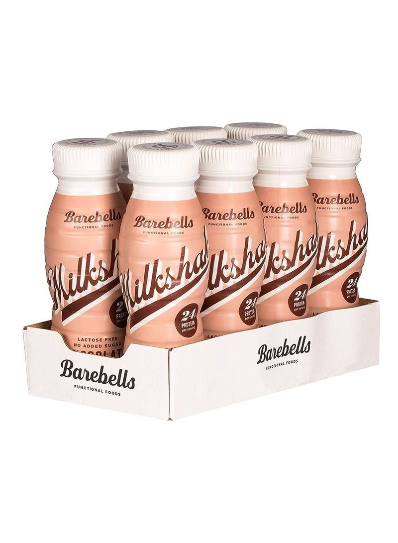 Barebells Protein Milkshake Chocolate 330ml Pack of 8 - Image 1