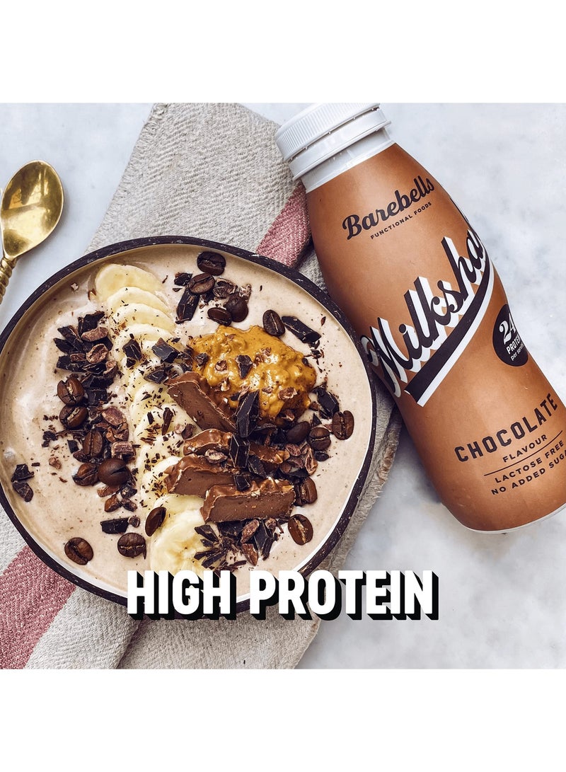 Barebells Protein Milkshake Chocolate 330ml Pack of 8 - Image 2