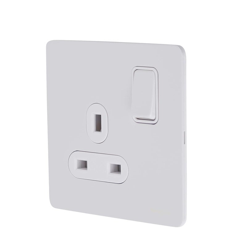 Schneider Electric Ultimate Screwless Flat Plate Socket - Image 2