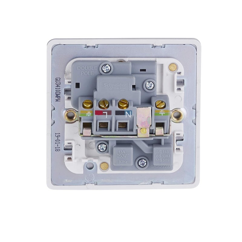 Schneider Electric Ultimate Screwless Flat Plate Socket - Image 4