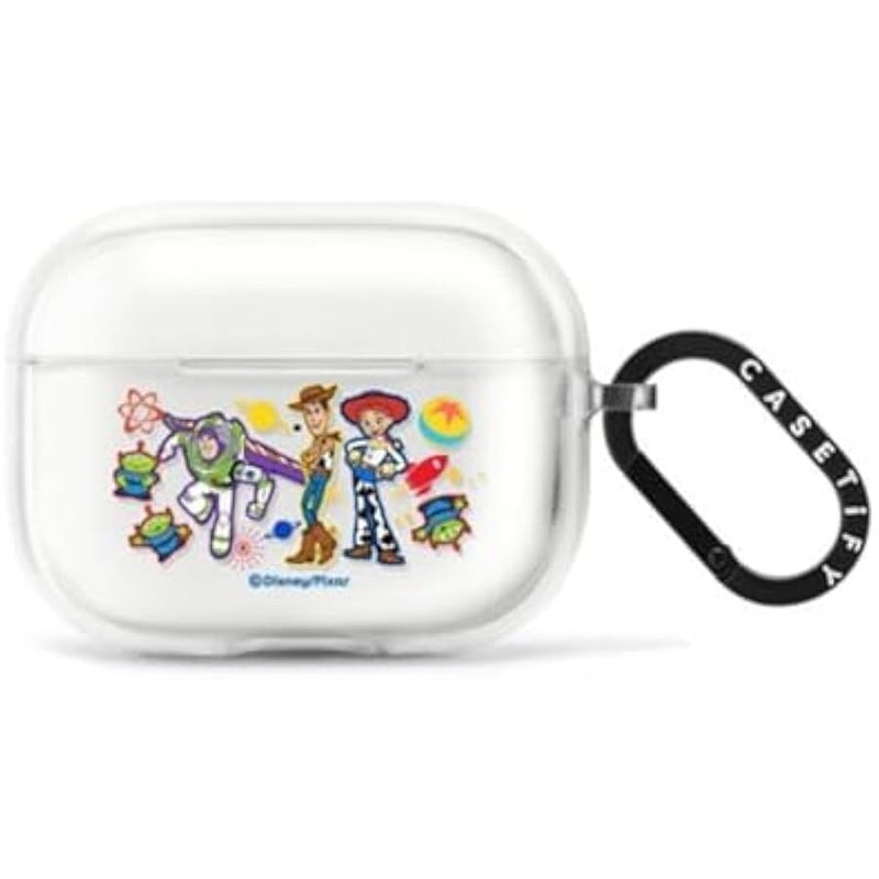 Casetify Impact Airpods Pro 1/2 Case with Ring 【Toy Story Colab】 - Toy Story Stickermania - Frost - Image 1