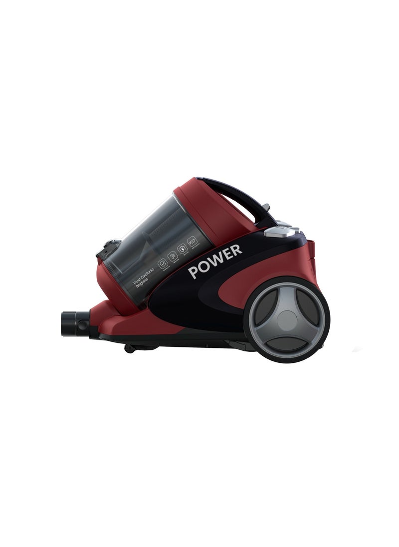 Fresh Vacuum Bagless Power 2000W 500017596 Red 