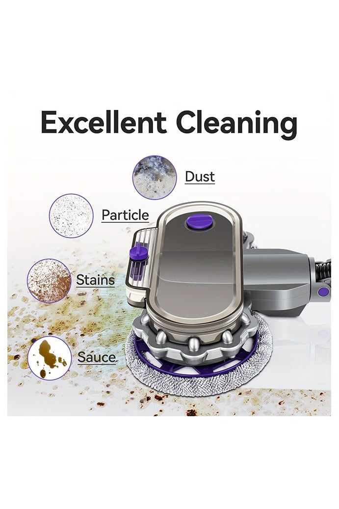 HOMESTAR Cleaning Mop Head For  Vacuum Cleaners Dry And Wet Mop Head Wireless Vacuum Cleaner Accessories With Water Trank - Image 3