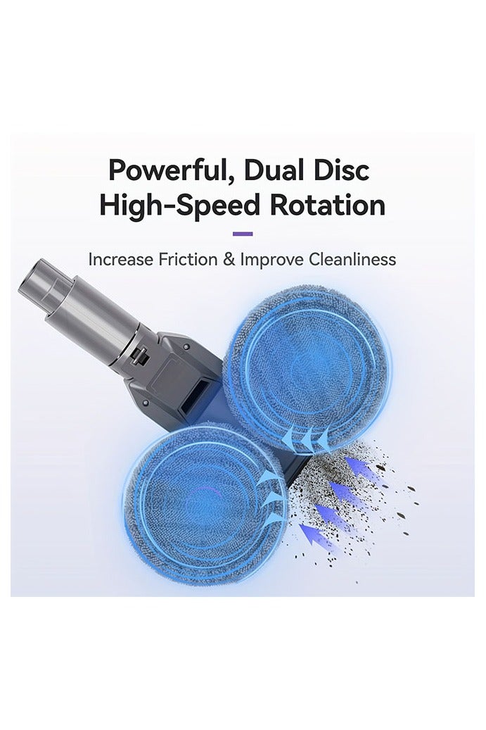 HOMESTAR Cleaning Mop Head For  Vacuum Cleaners Dry And Wet Mop Head Wireless Vacuum Cleaner Accessories With Water Trank - Image 4