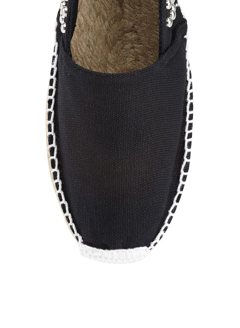 OAS Studded Black Espadrilles