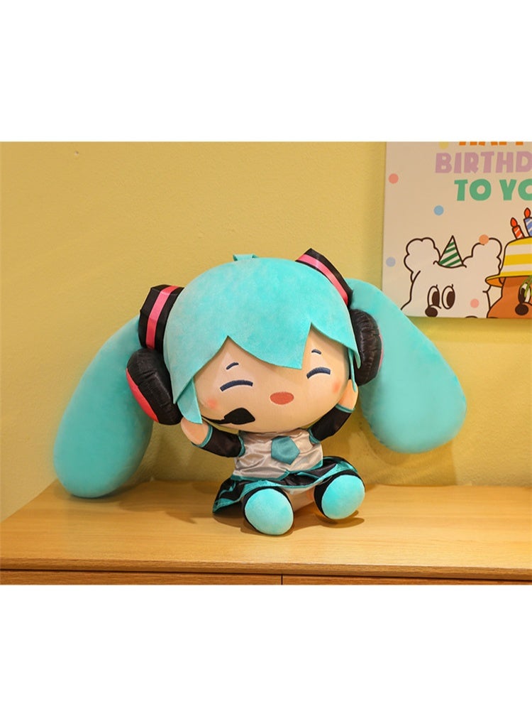 Hatsune Miku Plush Doll ，Pillow Charming Hatsune toy doll, Girl Friend's Birthday Gift Cute Pillow - Image 4