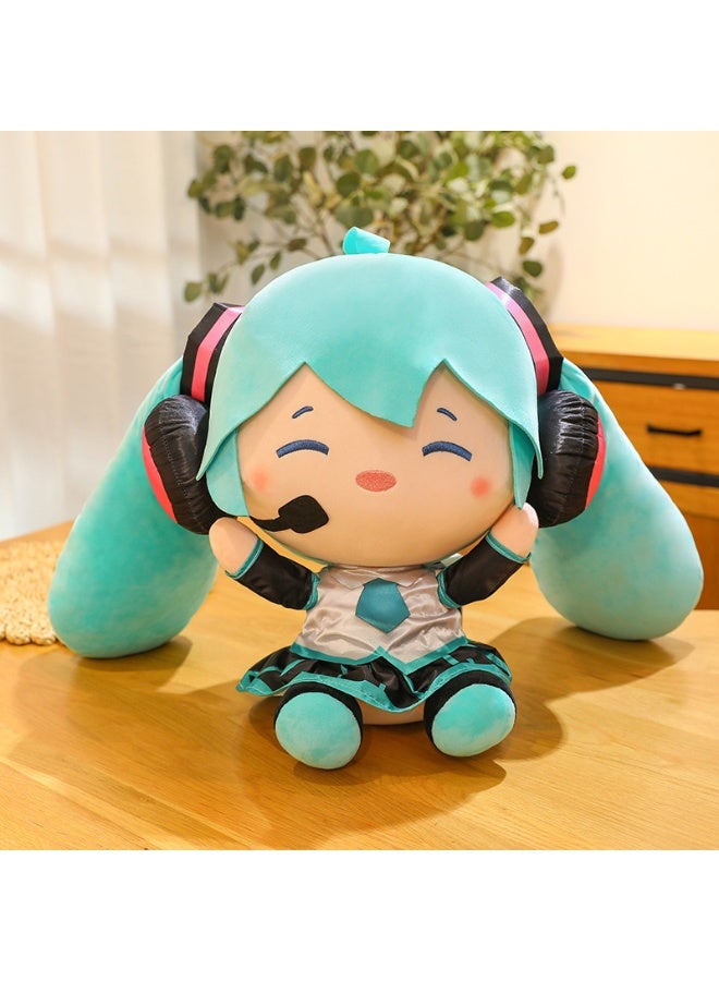Hatsune Miku Plush Doll ，Pillow Charming Hatsune toy doll, Girl Friend's Birthday Gift Cute Pillow - Image 1