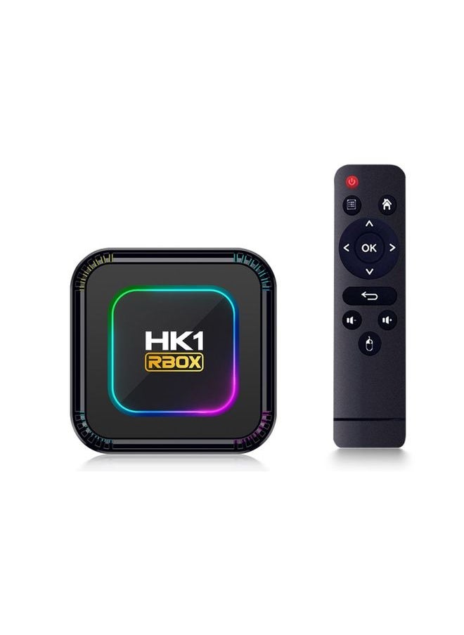 Generic - HK1 RBOX K8 8K Android 13.0 Smart TV Box with Remote Control, 4GB+64GB, RK3528 Quad-Core(US Plug) - Image 1