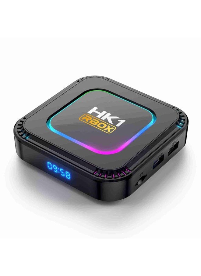 Generic - HK1 RBOX K8 8K Android 13.0 Smart TV Box with Remote Control, 4GB+64GB, RK3528 Quad-Core(US Plug) - Image 1