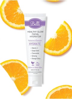 Belli Belli Skincare Healthy Glow Facial Hydrator and Moisturizer, Vitamin C Face Cream for Oily, Dry, Sensitive Skin - Pregnancy Safe, Non Toxic, 1.5 Fl Oz (Pack of 1)  - Image 1