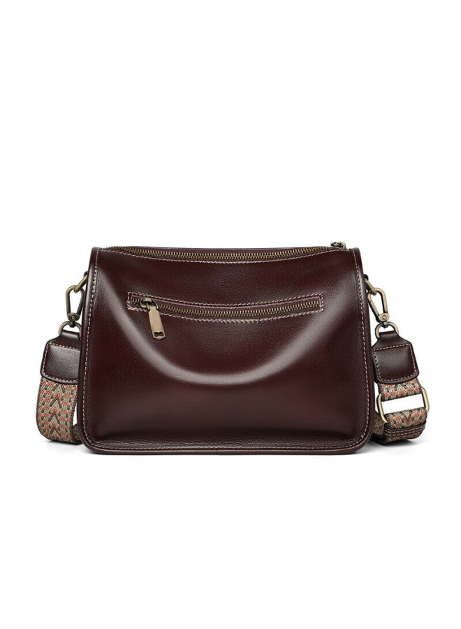 Yuyula Women's Leather Crossbody Bag Luxury Large Capacity Shoulder Bag Birthday Gift For Girlfriend Wife - Image 3