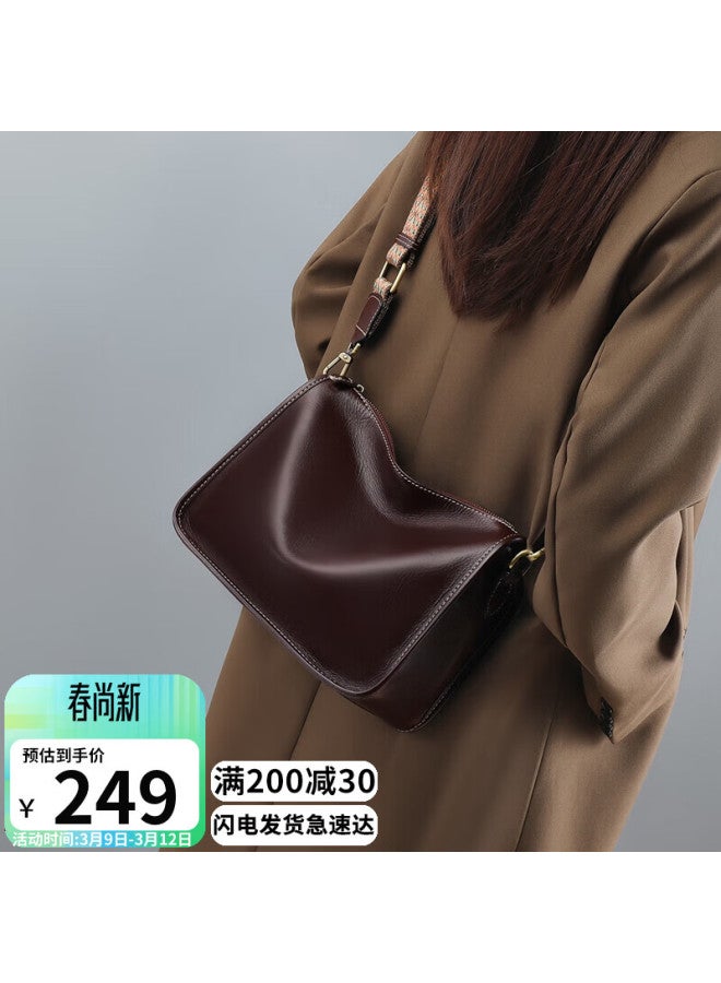 Yuyula Women's Leather Crossbody Bag Luxury Large Capacity Shoulder Bag Birthday Gift For Girlfriend Wife - Image 1