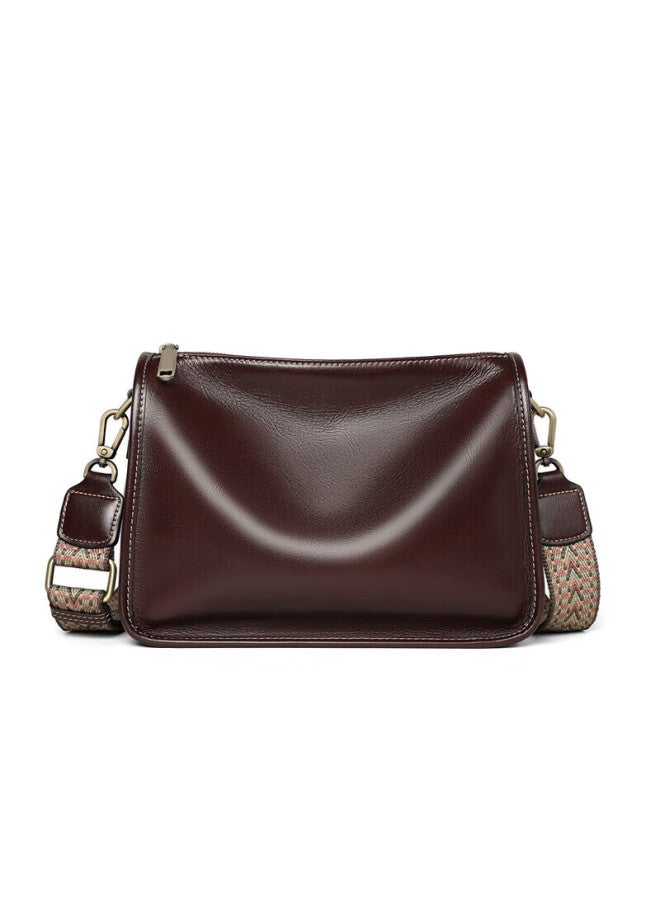 Yuyula Women's Leather Crossbody Bag Luxury Large Capacity Shoulder Bag Birthday Gift For Girlfriend Wife - Image 5