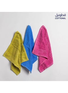 COTTONIL Pack Of 6 Cotton Hand Towels Size 30x30 Cm  - Image 4