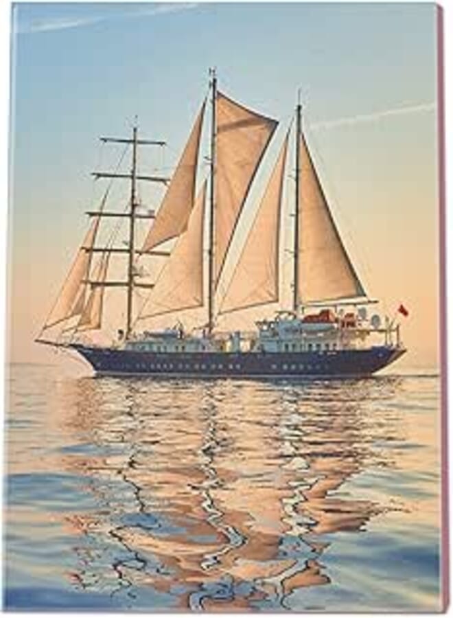 Home Gallery Canvas wall art, abstract framed portrait of sailing ship race. cruises and yachting 60 w x 40 h x 2 d