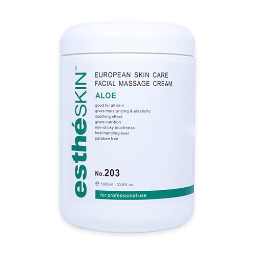 Aloe Facial Massage Cream for European Skin Care 338 floz  1000 ml