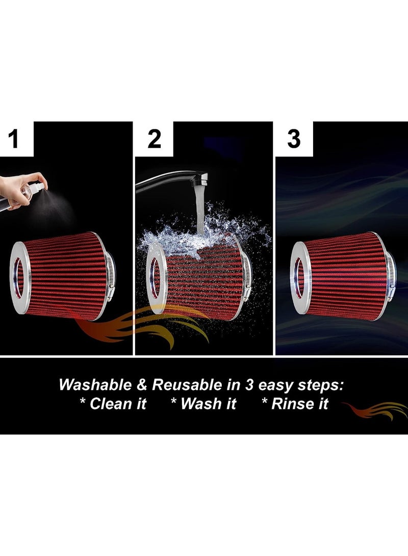 "High-Performance Sports Car Air Filter - Durable Design to Boost Engine Power and Fuel Efficiency" - Image 2