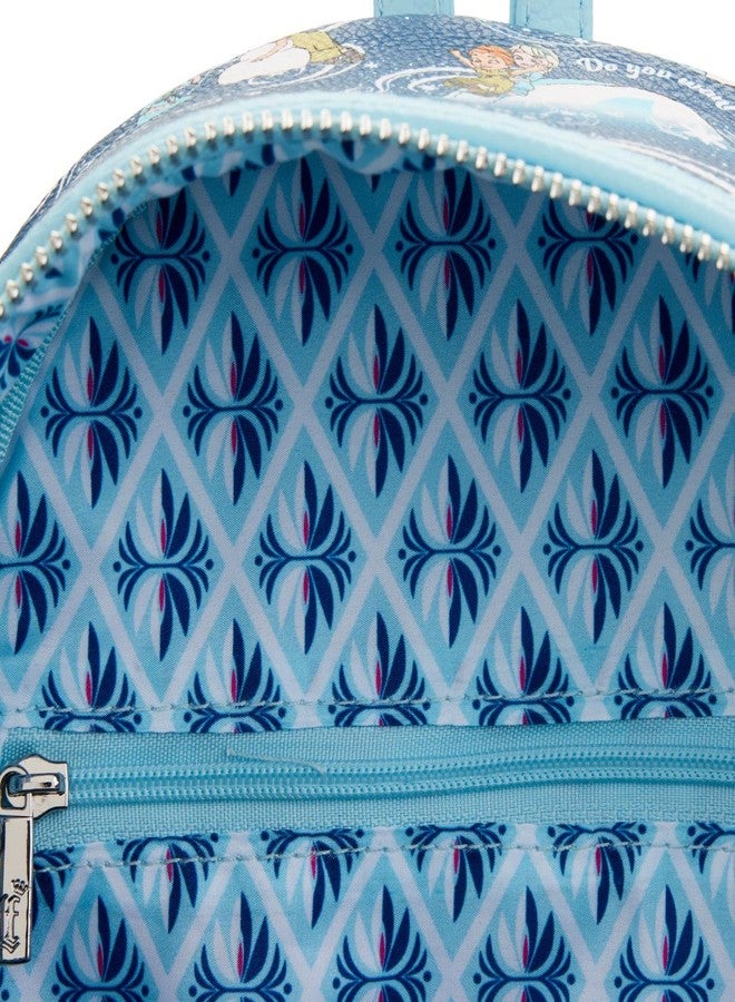Loungefly Disney Frozen Elsa and Anna Snow Play Womens Double Strap Shoulder Bag Mini Backpack Purse - Image 5