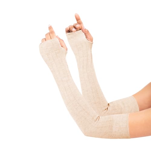 Supersox Women's Fingerless Arm Warmer's with Reversable Use, Made with Thermal Control & Extra Cushioning for Comfort - Ideal For Winter Wear (Pack Of 2-4 Units) - Image 1