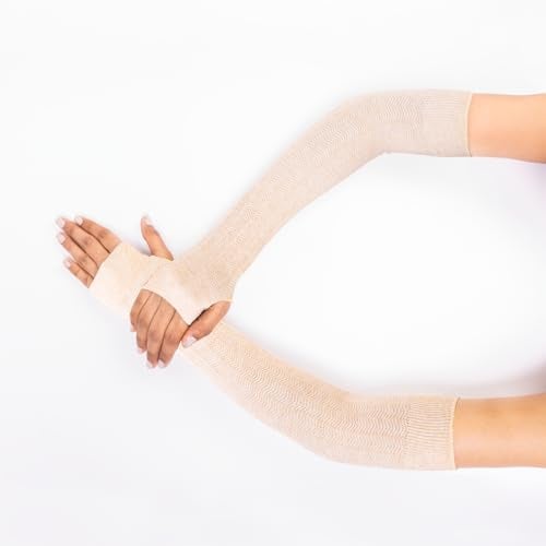 Supersox Women's Fingerless Arm Warmer's with Reversable Use, Made with Thermal Control & Extra Cushioning for Comfort - Ideal For Winter Wear (Pack Of 2-4 Units) - Image 4