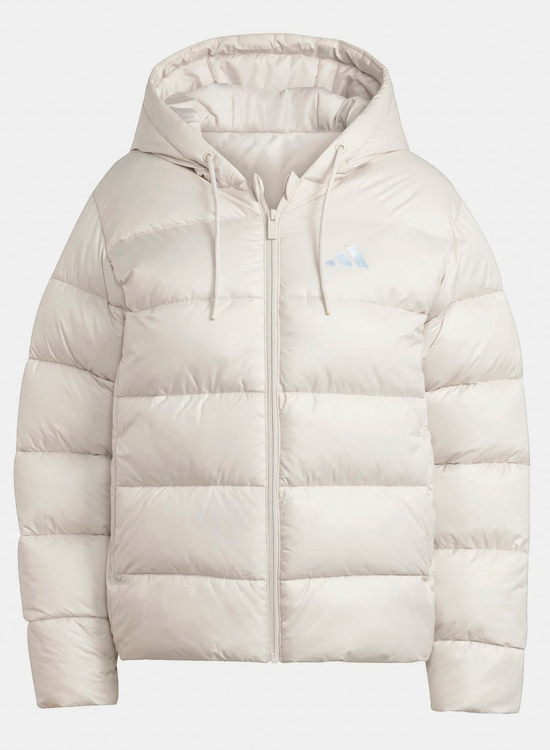 Adidas Essentials Climawarm Synthetic Down Puffer Hooded Jackets - Image 5