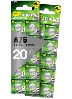 20-Pieces GP (A76) LR44 AG13 Alkaline Cell 0% Mercury 1.5V Batteries - pzsku/ZABD0F68D5758EF9FC944Z/45/_/1682533713/f0eca1db-7231-47bd-b18c-066067aeac3a