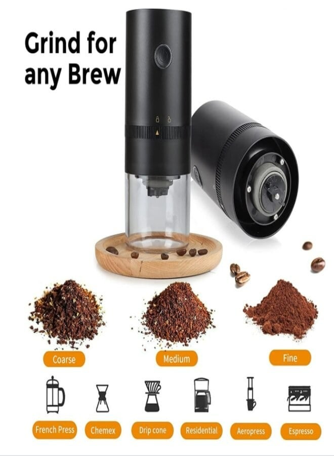 زوم بلس مطحنة القهوة الكهربائية، مطحنة قهوة صغيرة الحجم ومتعددة الطحن - Image 2