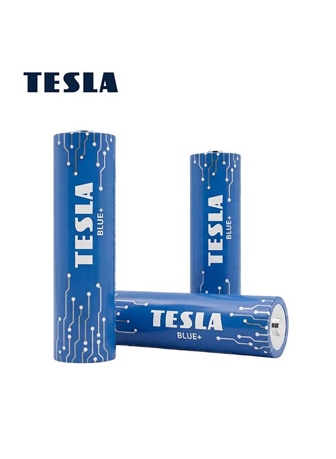 TESLA BATTERIES  AAA BLUE+ ZINC CARBON  R03 1.5 4pcs - Image 2