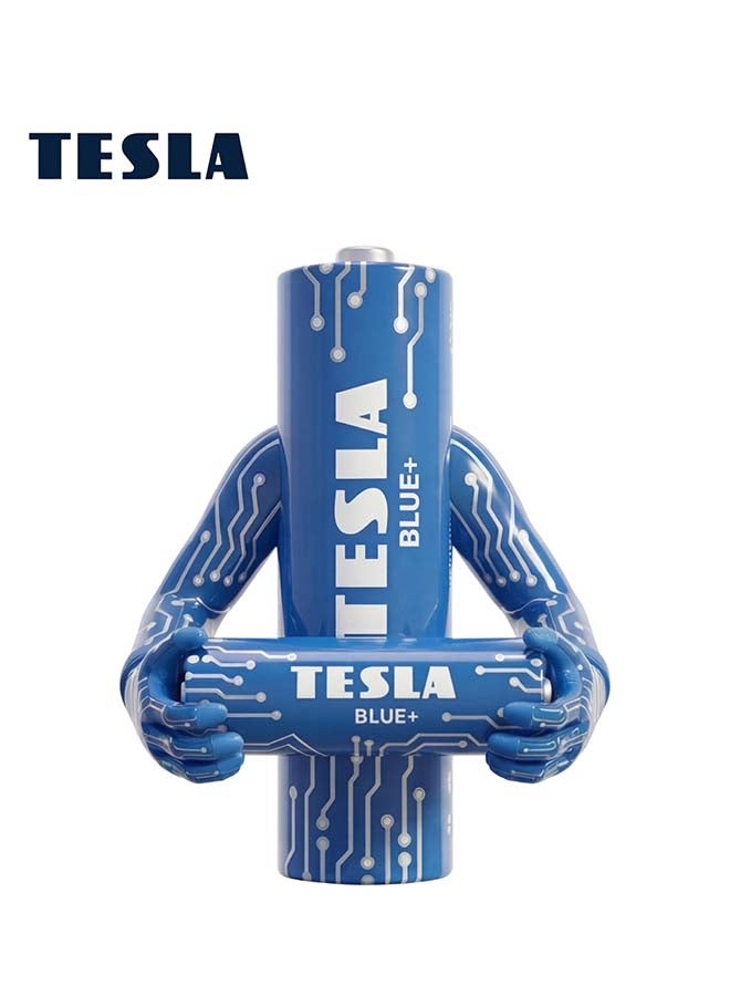 TESLA BATTERIES  AAA BLUE+ ZINC CARBON  R03 1.5 4pcs - Image 3