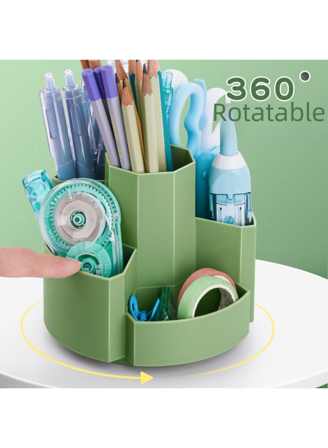 Reverse Pen Holder Creative High And Low Separation Rotatable Multi-functional Simple Modern Storage Container Children's Stationery Light Luxury Storage Box - Image 3