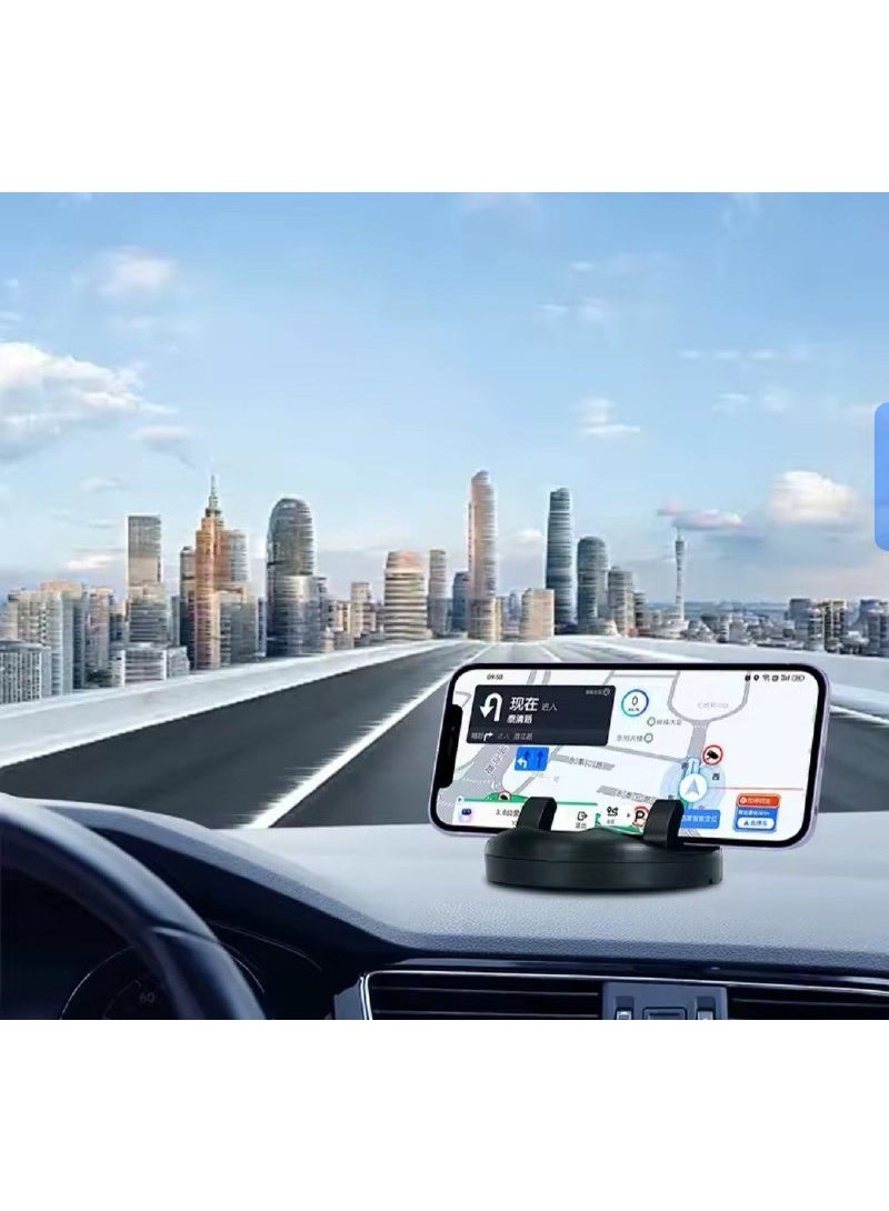 Rotating Car Phone Holder with Anti-Slip Base & Padded Support - Image 2