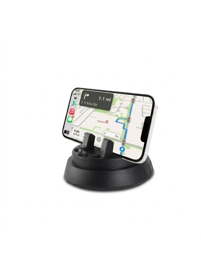 Rotating Car Phone Holder with Anti-Slip Base & Padded Support - Image 1