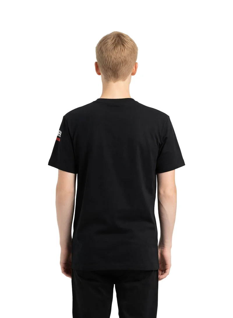 MARVEL  Men’s Captain America “The First Avenger” Graphic Printed T-Shirt for Men | Best Price UAE
