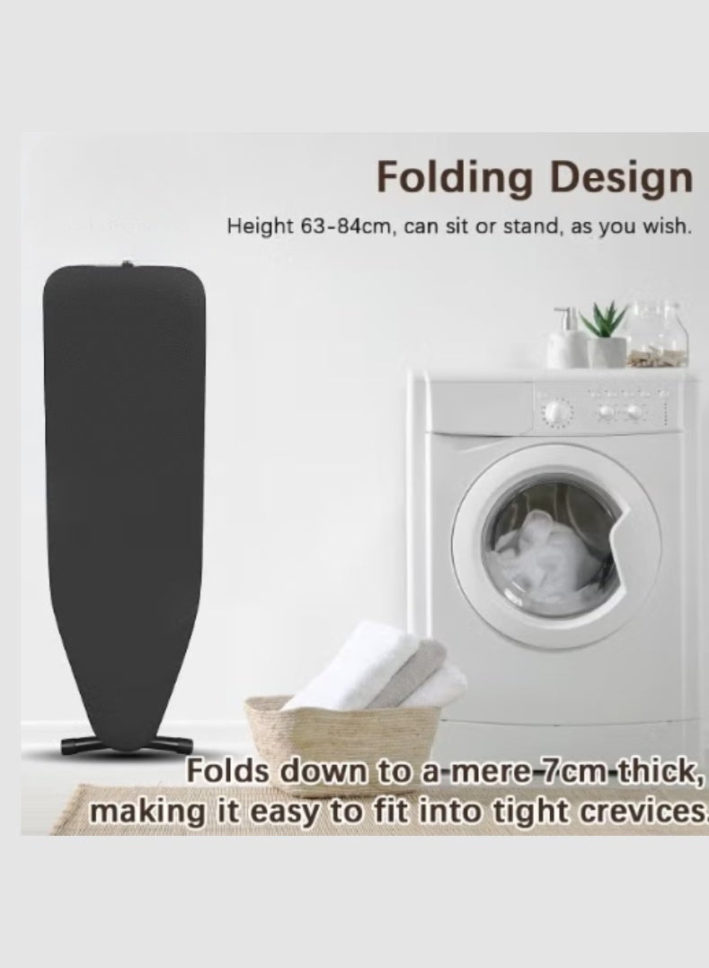 Crown Heavy Duty Folding Ironing Board – Compact & Portable Iron Table with Height Adjustment, Sturdy Steel Frame, Foldable Design for Easy Storage, Perfect for Apartments & Homes - Image 4