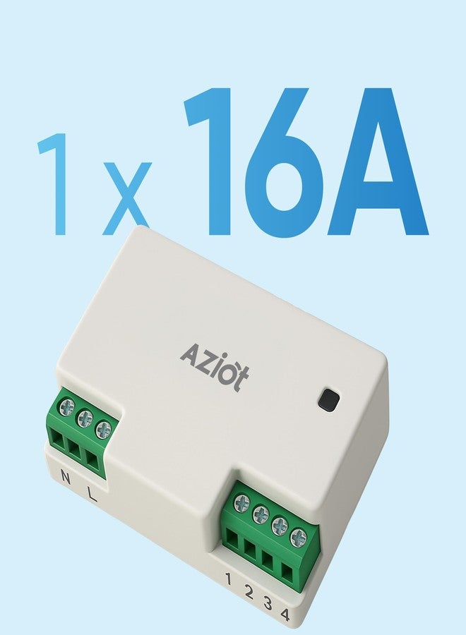 AZIOT 4 Node Plus Smart Switch (1 x 16A Load) | WiFi + Bluetooth | Voice Control | Timer Function | Made in India | Compatible with Alexa & Google Assistant - Image 3