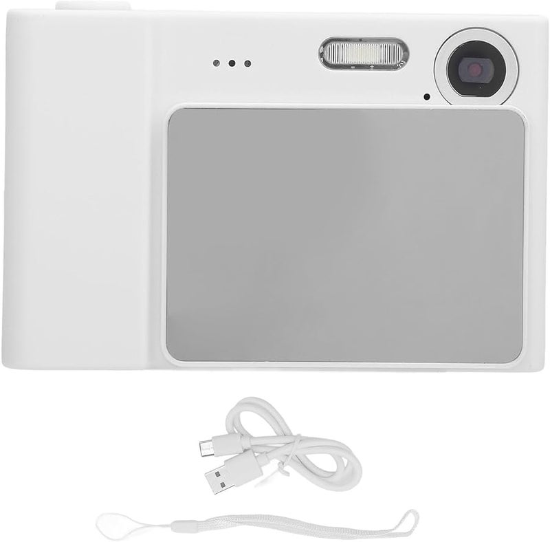 Digital Camera 48MP 1080P 8X Zoom Rechargeable Portable Compact Black Type 3 64GB Anti Shake Fill Light - Image 1