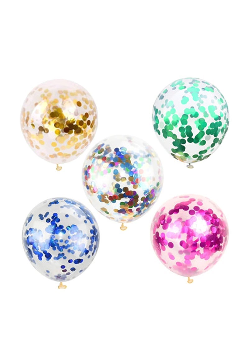 PARTY FUN Bobo Balloon 20" With 10g+Glitter 1Set/Card - Image 1