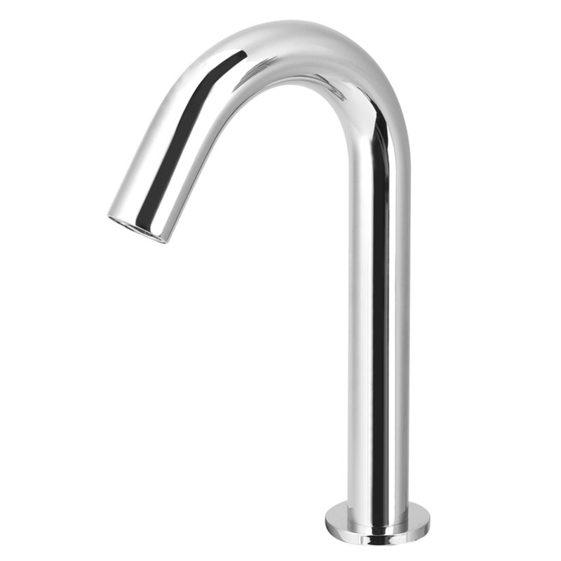 G1/2in Thread Automatic Induction Sensor Water Faucet Infrared Single Cold Tap with Control Box(Type de hauteur moyenne pour bassin sous le comptoir ou au Dessus du comptoir avec une hauteur de bassin - Image 4