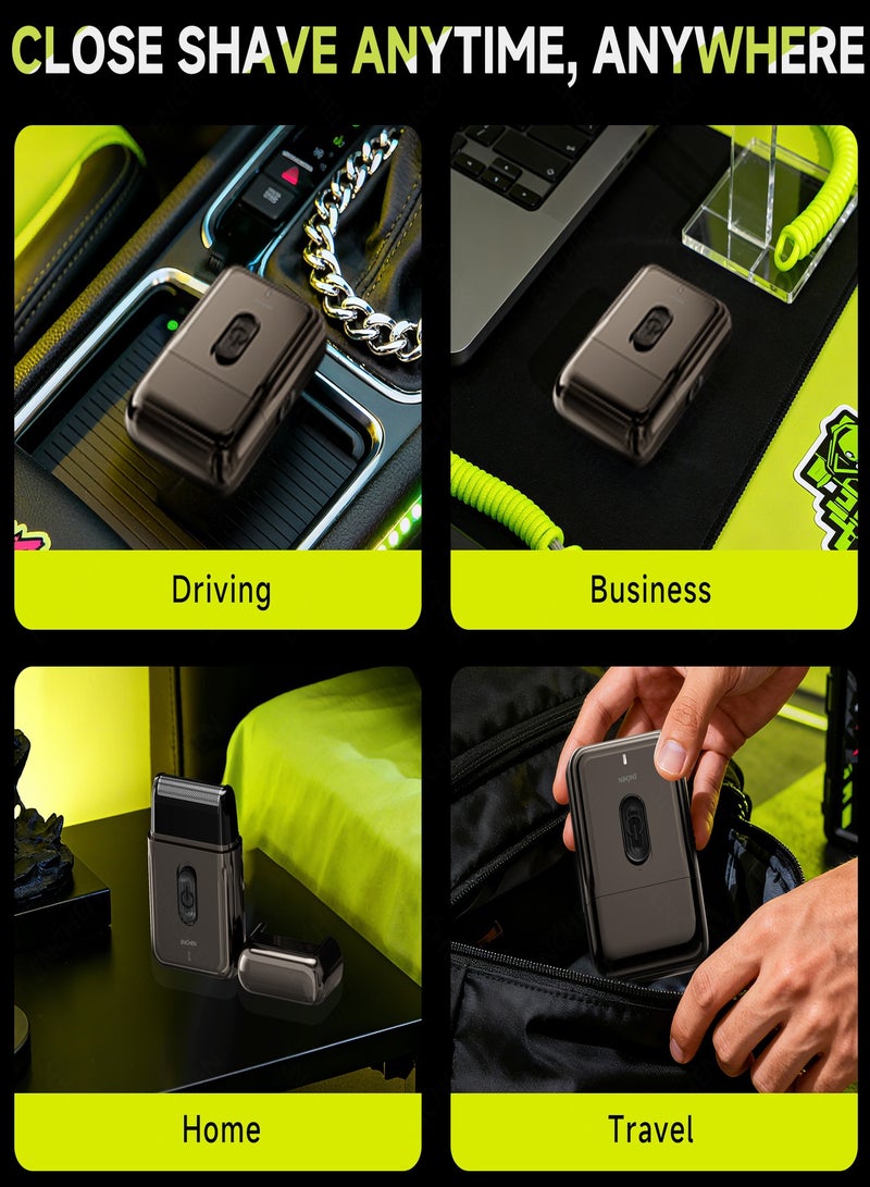 ENCHEN MS003 Foil Shaver for Men Compact Electric Razor with Pop-Up Trimmer, Type-C Charging, Low Noise Motor, Travel Friendly Design for Smooth, Comfortable Shaving-Bronze - Image 5