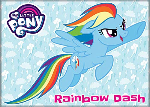 AtaBoy My Little Pony Rainbow Dash 25 x 35 Magnet for Refrigerators and Lockers