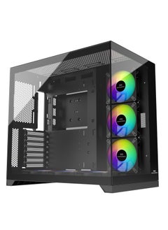 INFINIARC Infiniarc Cube Flow XL Case with 6 RGB Fans - Premium Gaming PC Case with Stunning Illumination  - Image 1