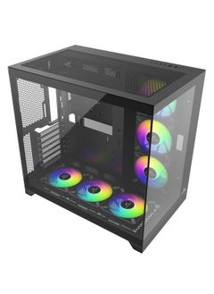 INFINIARC Infiniarc Cube Flow XL Case with 6 RGB Fans - Premium Gaming PC Case with Stunning Illumination  - Image 2