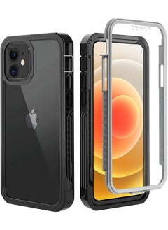 OWKEY iPhone 12 mini  5.4 inch,360° all-round protection TPU robust bumper case mobile phone case with built-in screen protector,shockproof,scratch resistant protective c