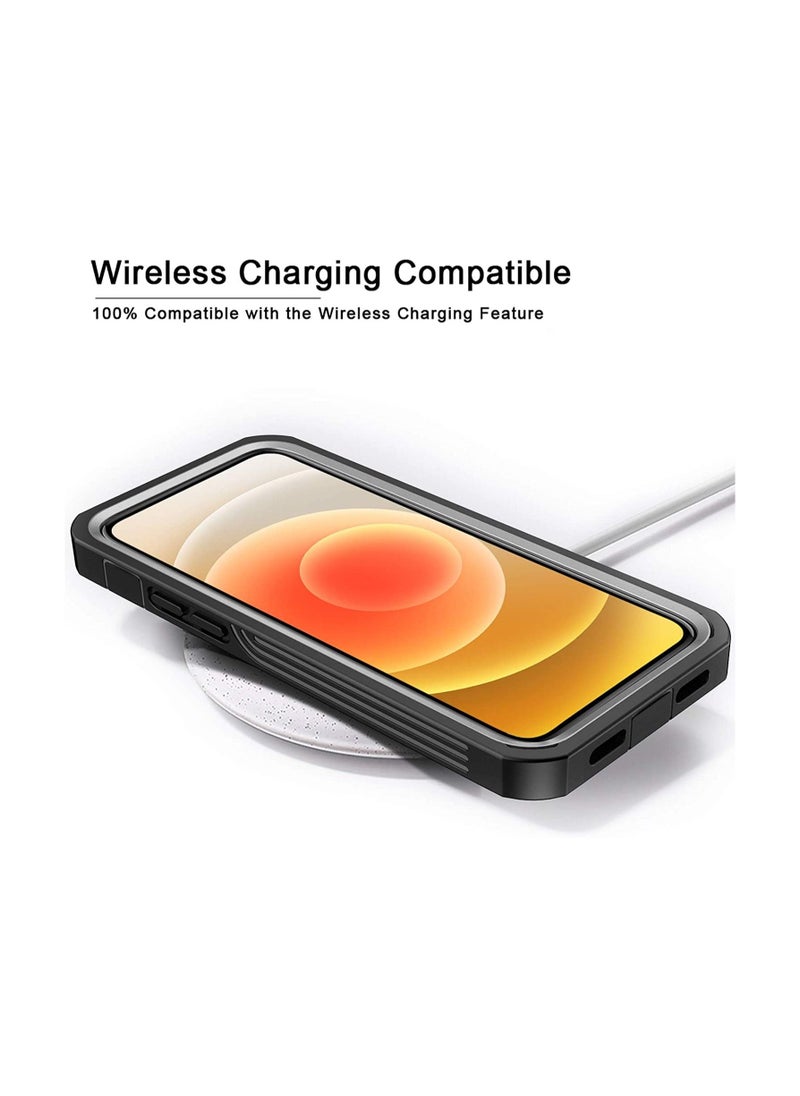 Generic - OWKEY iPhone 12 mini  5.4 inch,360° all-round protection TPU robust bumper case mobile phone case with built-in screen protector,shockproof,scratch resistant protective c - Image 1