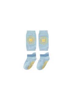 Pikkaboo Pikkaboo SoftCrawl Baby Crawling Set - Greyish Blue  - Image 1