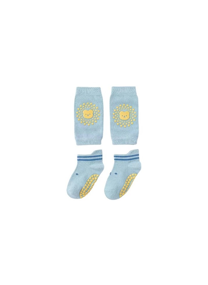Pikkaboo - Pikkaboo SoftCrawl Baby Crawling Set - Greyish Blue - Image 1