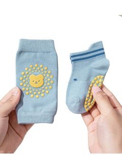 Pikkaboo Pikkaboo SoftCrawl Baby Crawling Set - Greyish Blue  - Image 2