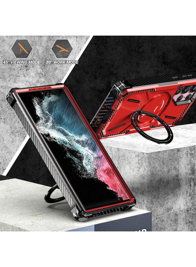 S-TOP Case For Samsung Galaxy S21 Ultra 5G Armor Series Holder Phone Case - Image 4