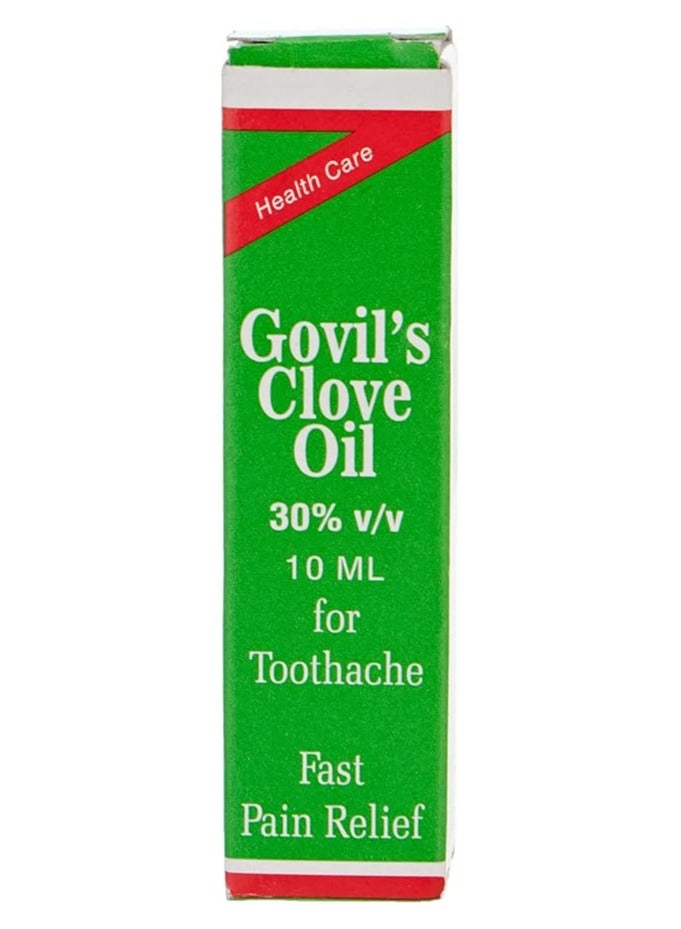 GOVID'S Govil's Clove Oil for Toothache - Fast Pain Relief - 10 ml - Image 1