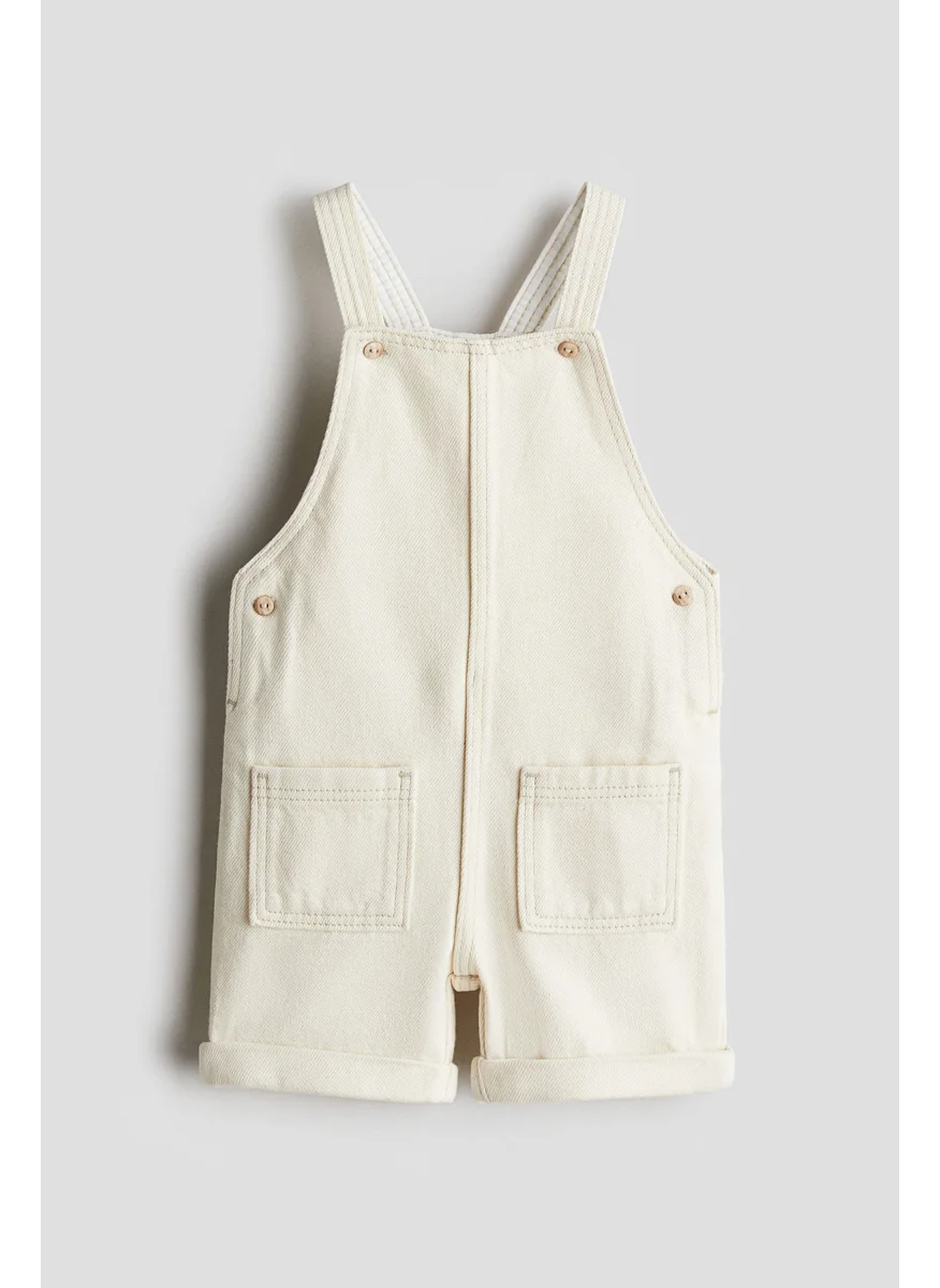 اتش اند ام Denim Dungaree Shorts